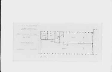 26 vues  - Crédit municipal, détails du projet de construction (1959 - 1961) : plans. Plans coupes et façades (1988-1989). (ouvre la visionneuse)