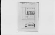 ouvrir dans la visionneuse : Ecole de la Meinau (1937-1939), avant-projet, coupe, façades, niveaux, situation : plans. - Construction d'un WC public place de l'Ile de France (1972) : plans.
