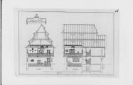 27 vues  - Restaurant Lohkäs, rénovation (1904-1907) : plans. Immeuble 27-29 rue du Bain aux plantes (1909) : plans, dessins. (ouvre la visionneuse)
